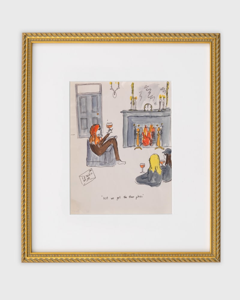 Drawing by Karen Kilimnik