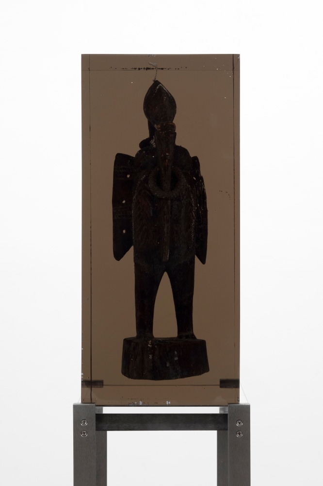 MATTHEW ANGELO HARRISON
Last Breath
2024
Wooden figure, polyurethane resin, steel, acrylic
Sculpture 61 x 28 x 28 cm / 24 x 11 x 11 in
Pedestal 102 x 33.5 x 30.5 cm / 40 1/8 x 13 1/4 x 12 in
HARRI60081