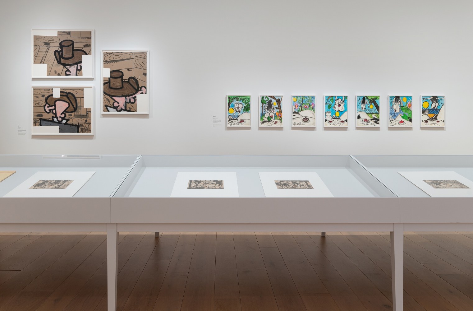 installation view Carroll Dunham Nasjonalmuseet Oslo