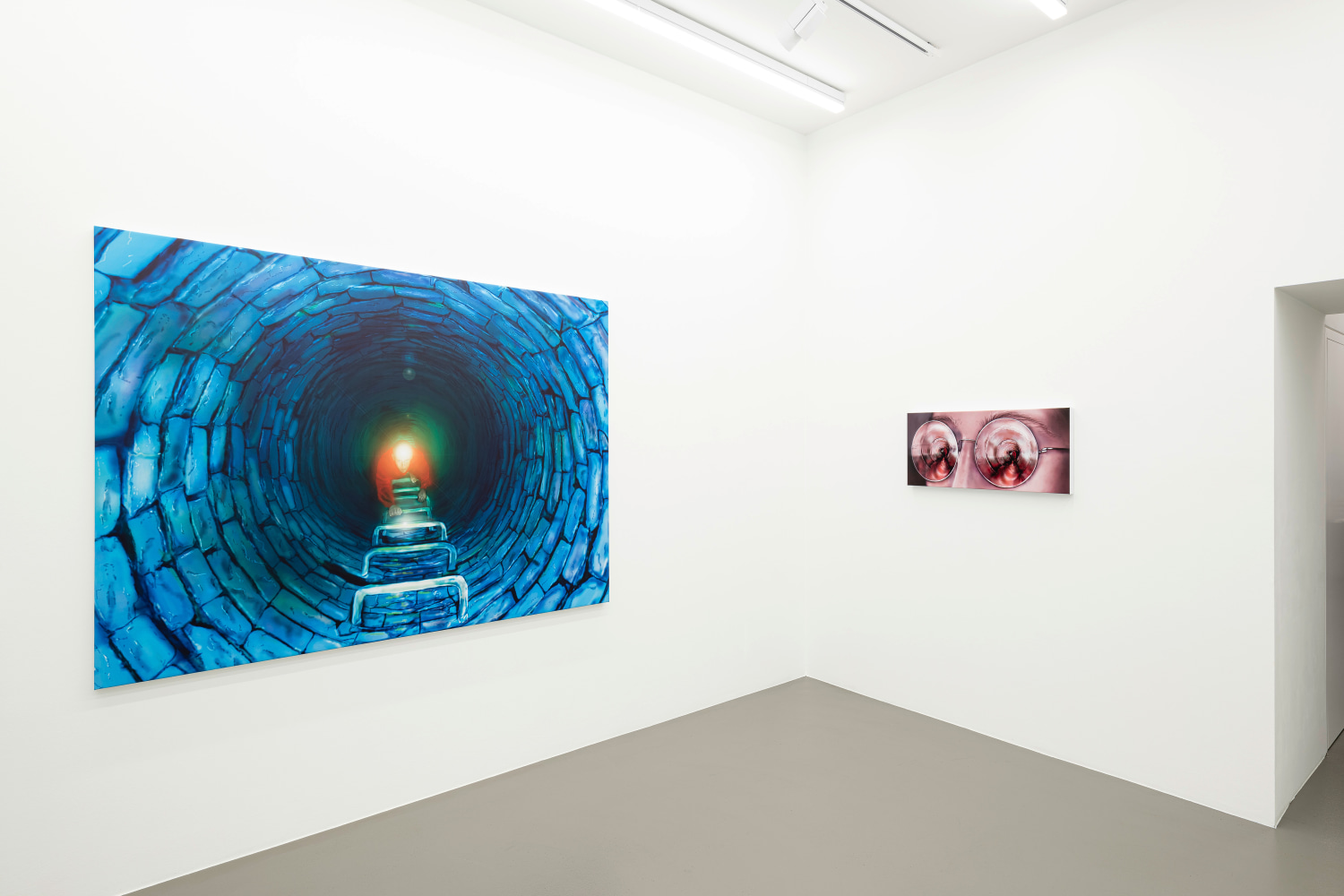 Installation view, Louisa Gagliardi, Whereabouts, Galerie Eva Presenhuber, Vienna, 2024