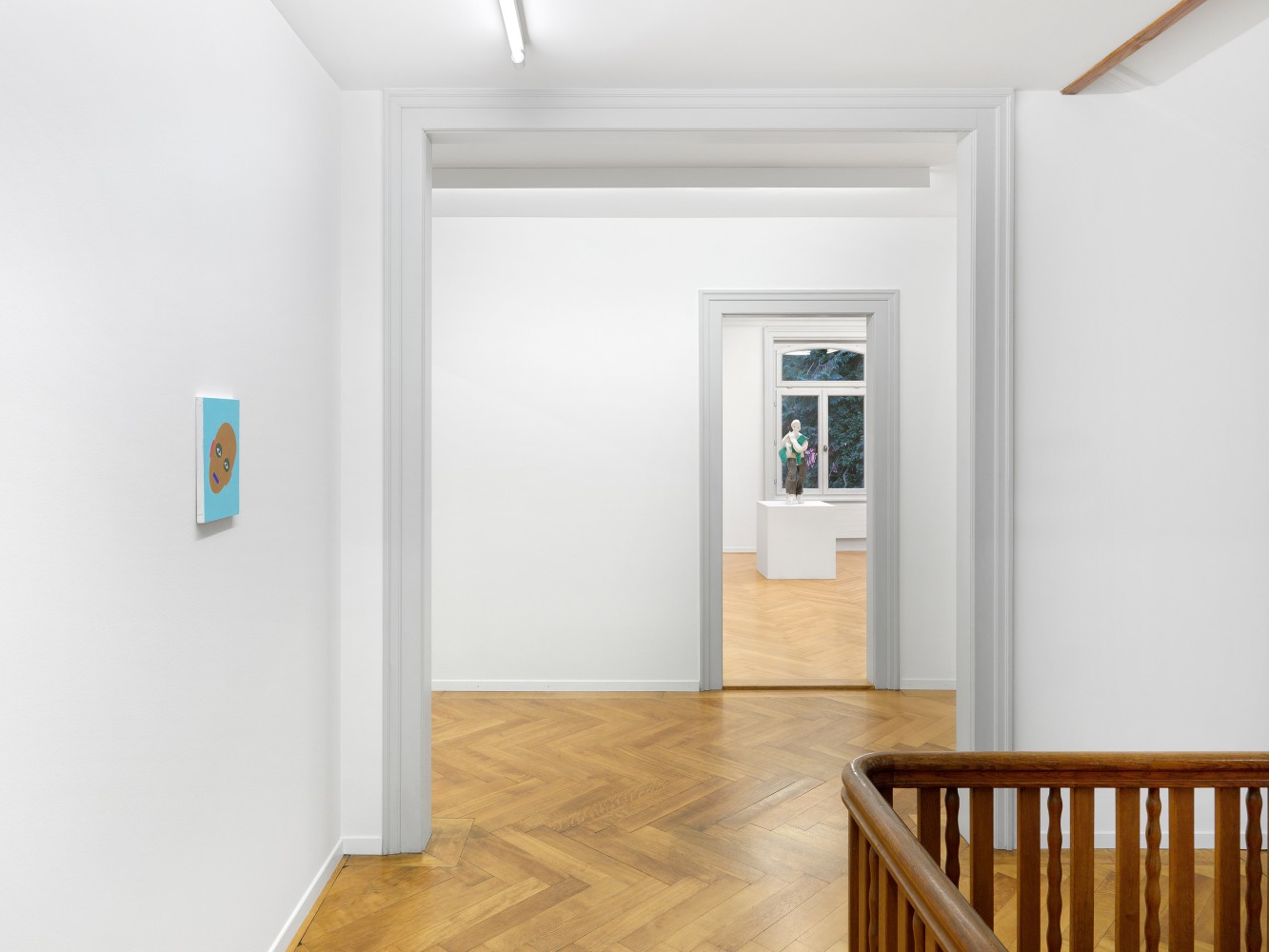 Installation view Valentin Carron