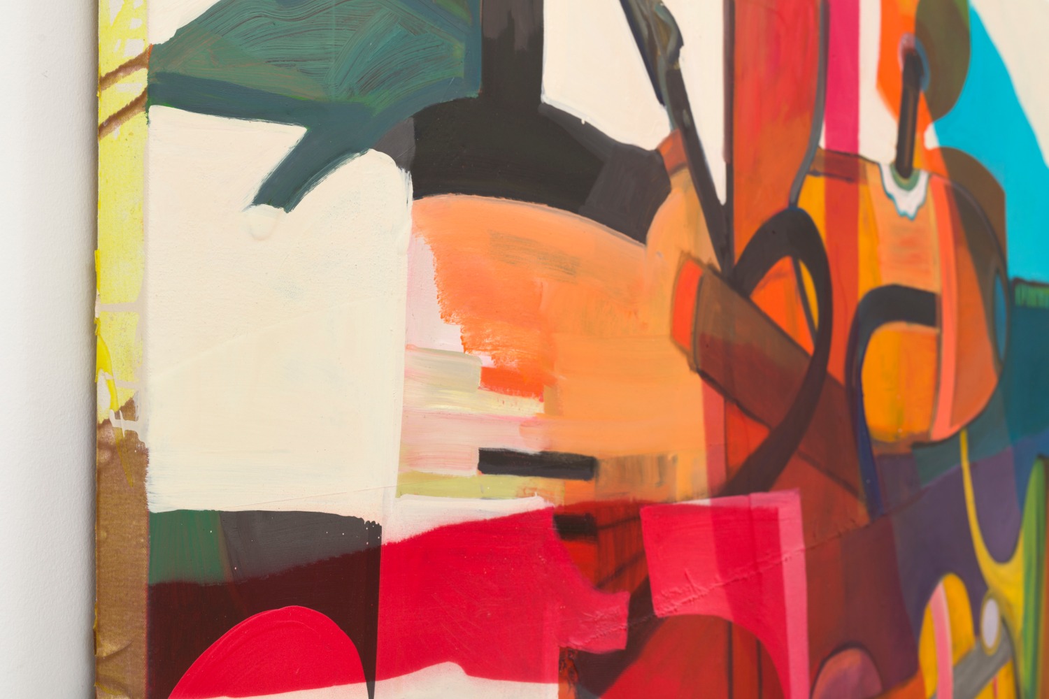 Detail of painting by Alex Hubbard