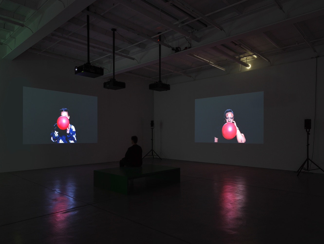 Installation view, Belinda Kazeem-Kamiński, Galerie Eva Presenhuber, Maag Areal, Zurich, 2024