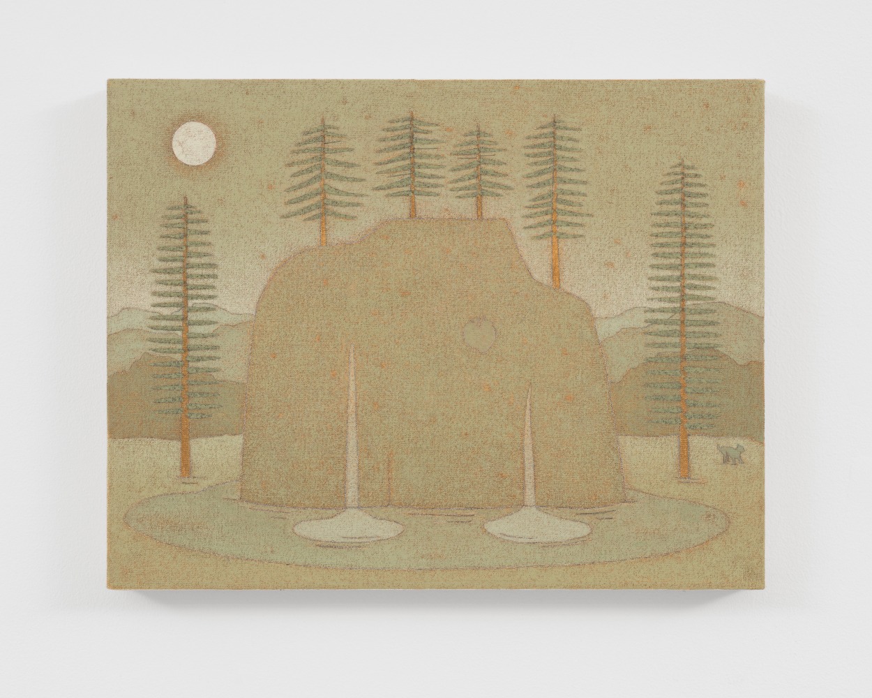 painting of a landscape by John Dilg