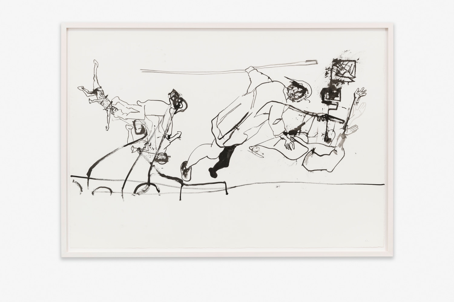 Untitled

2025

Ink on paper

Sheet 104.5 x 152 cm / 41 1/8 x 59 7/8 in

Frame 113 x 160 x 4 cm / 44 1/2 x 63 x 1 5/8 in

&amp;copy; Tobias Pils