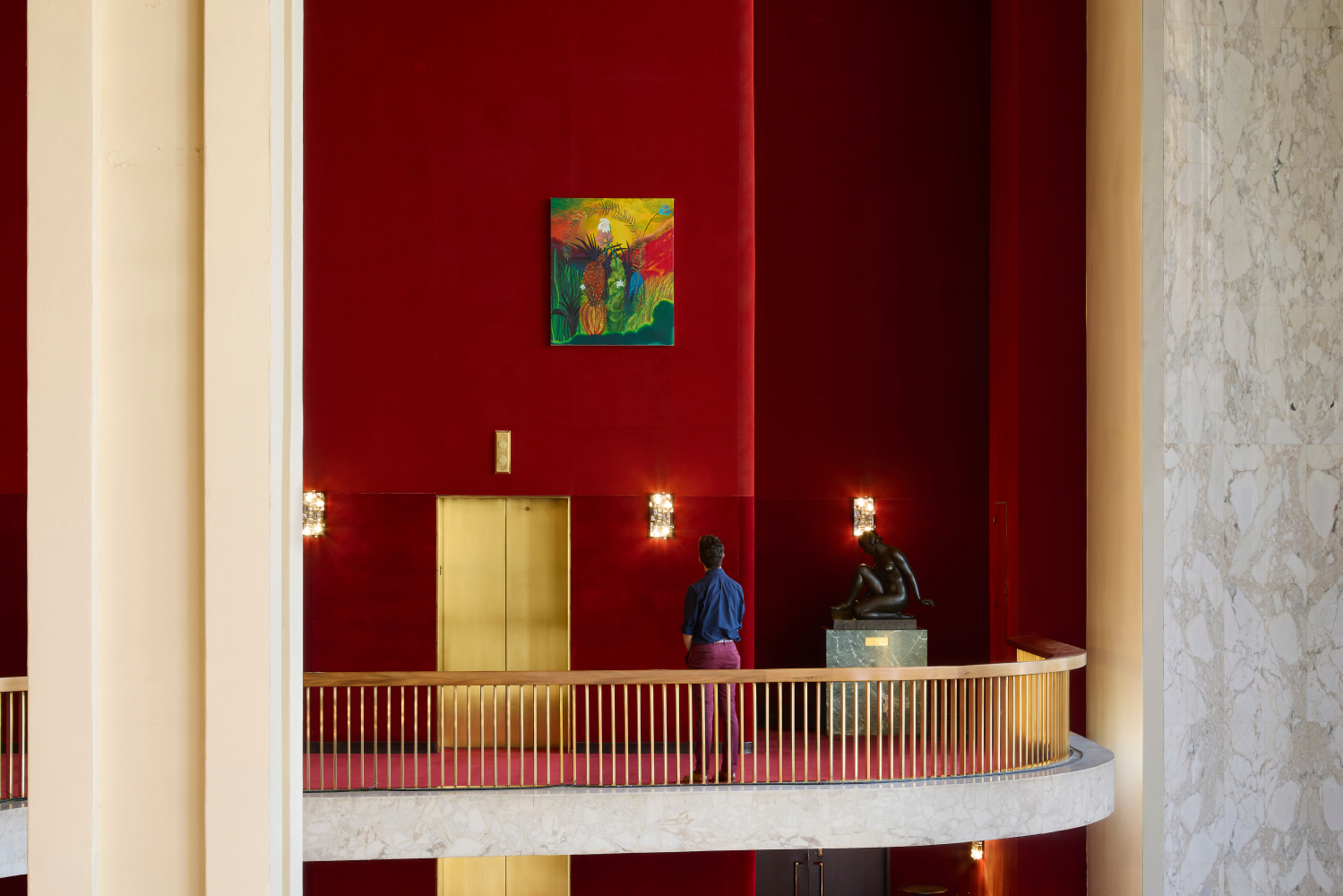 Installation view, Shara Hughes, Librettos, The Metropolitan Opera, New York,&amp;nbsp;September 2024 &amp;ndash; June 2025