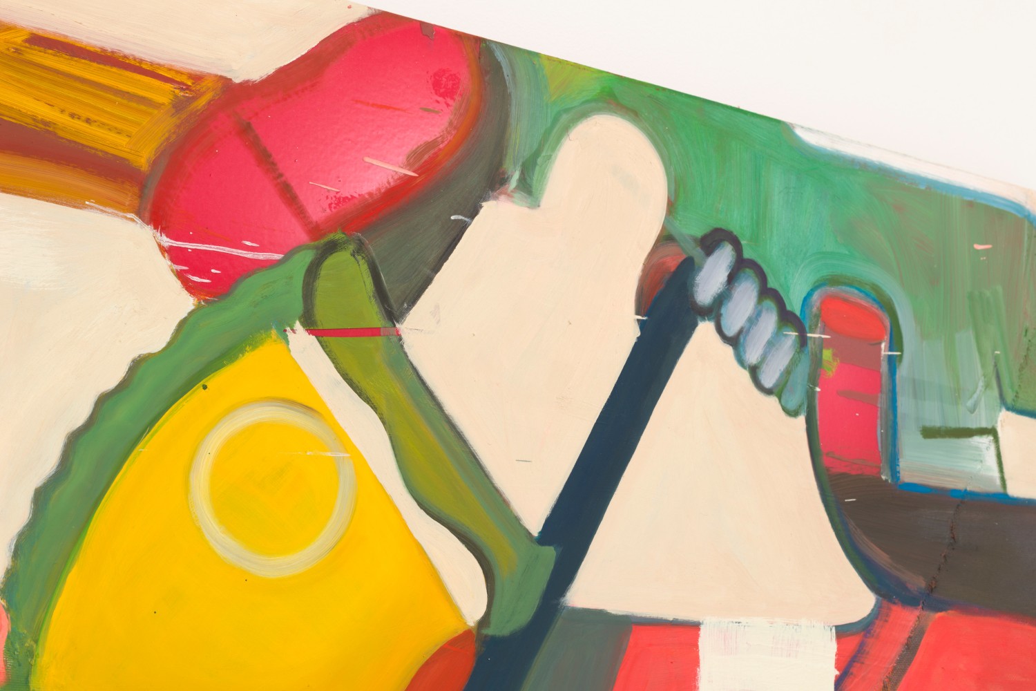 Detail of painting by Alex Hubbard