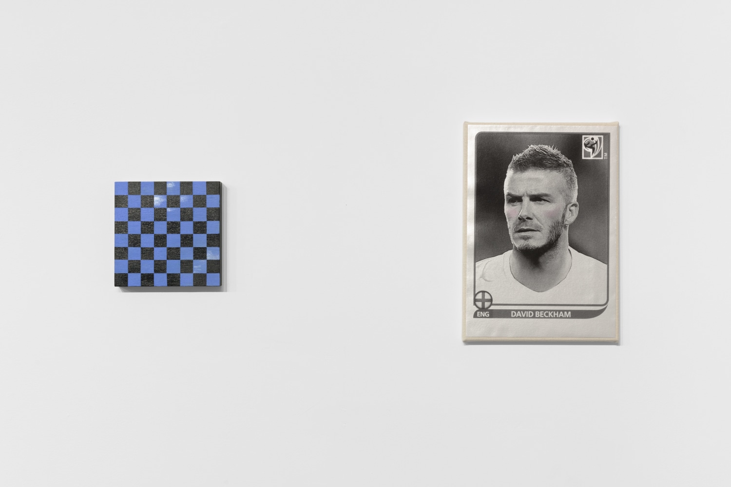 Installation view of sculptures and wall works by Sarah Ortmeyer