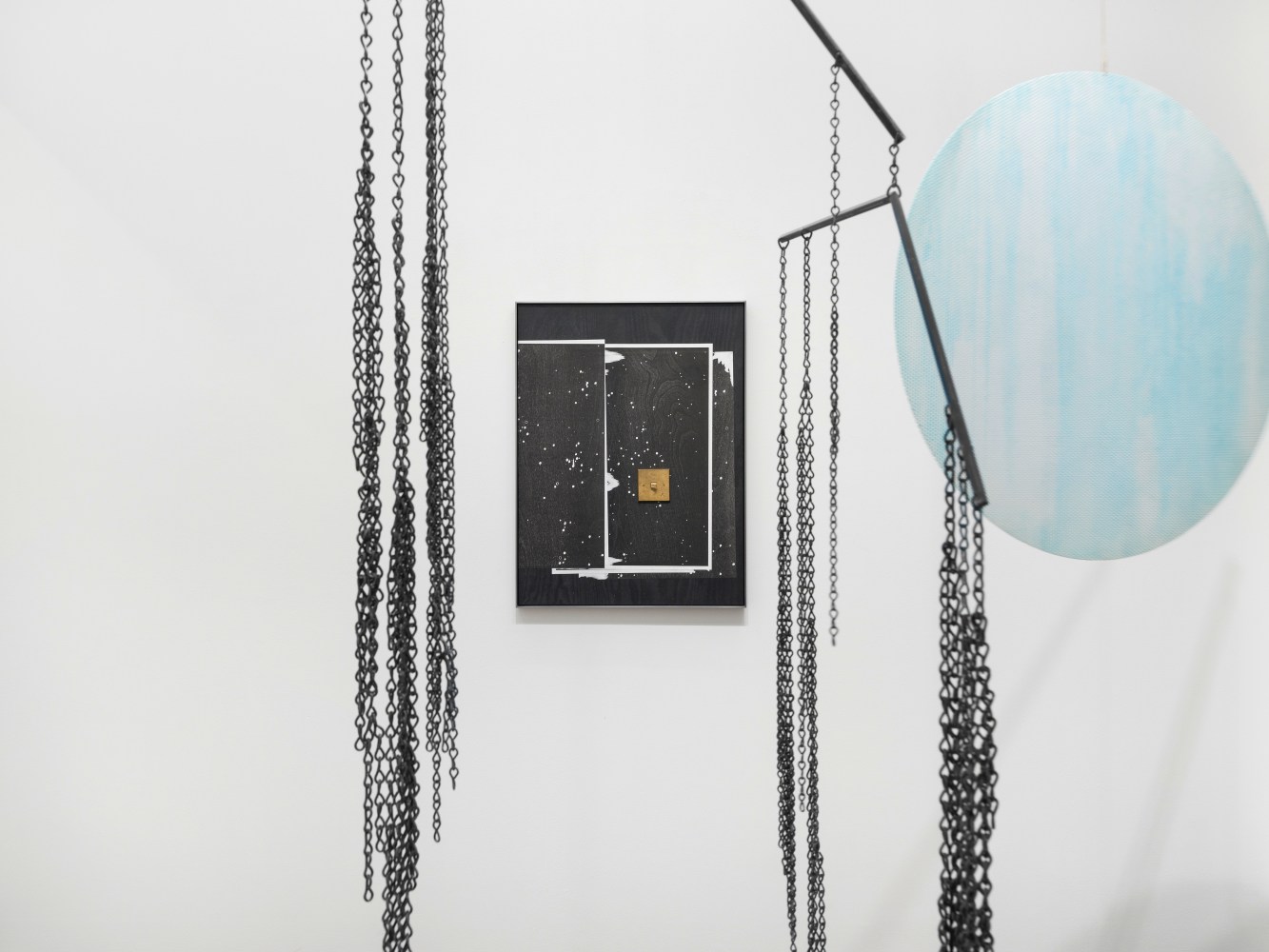 Installation view, Martin Boyce, Celestial Snowdrops, Galerie Eva Presenhuber x P21, Seoul, 2024