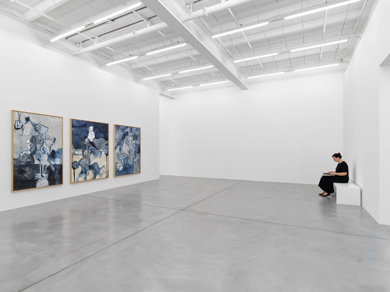 Installation view, Tobias Pils, Happy Days, Galerie Eva Presenhuber, Maag Areal, Zurich, 2024