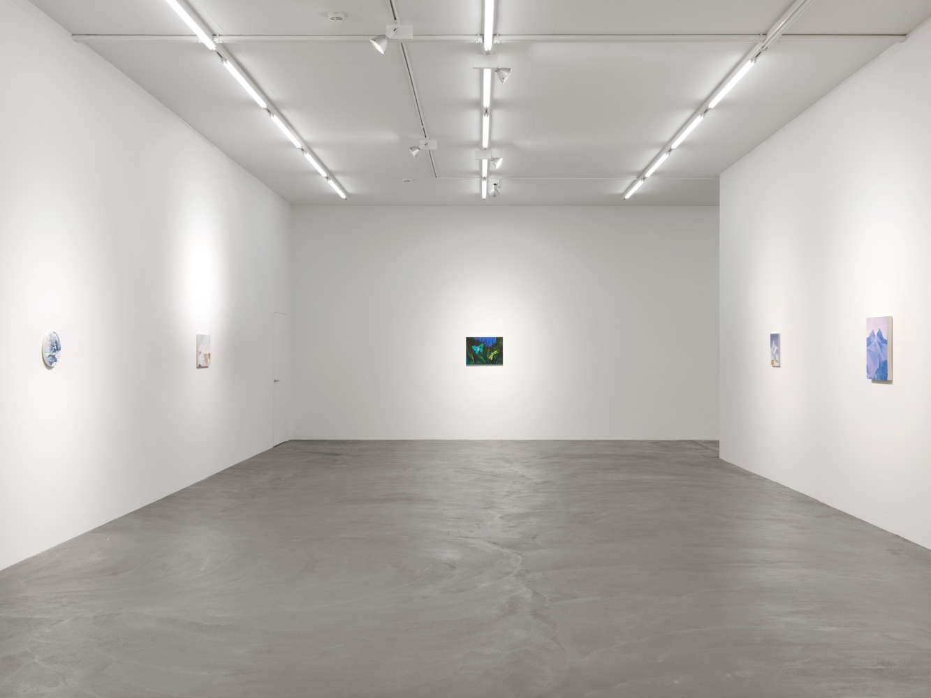 Installation view of Karen Kilimnik paintings exhibition