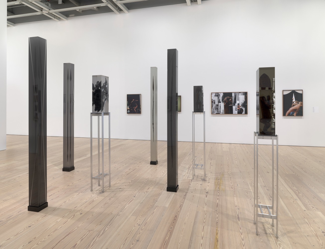 Installation view of sculptures by Matthew Angelo Harrison