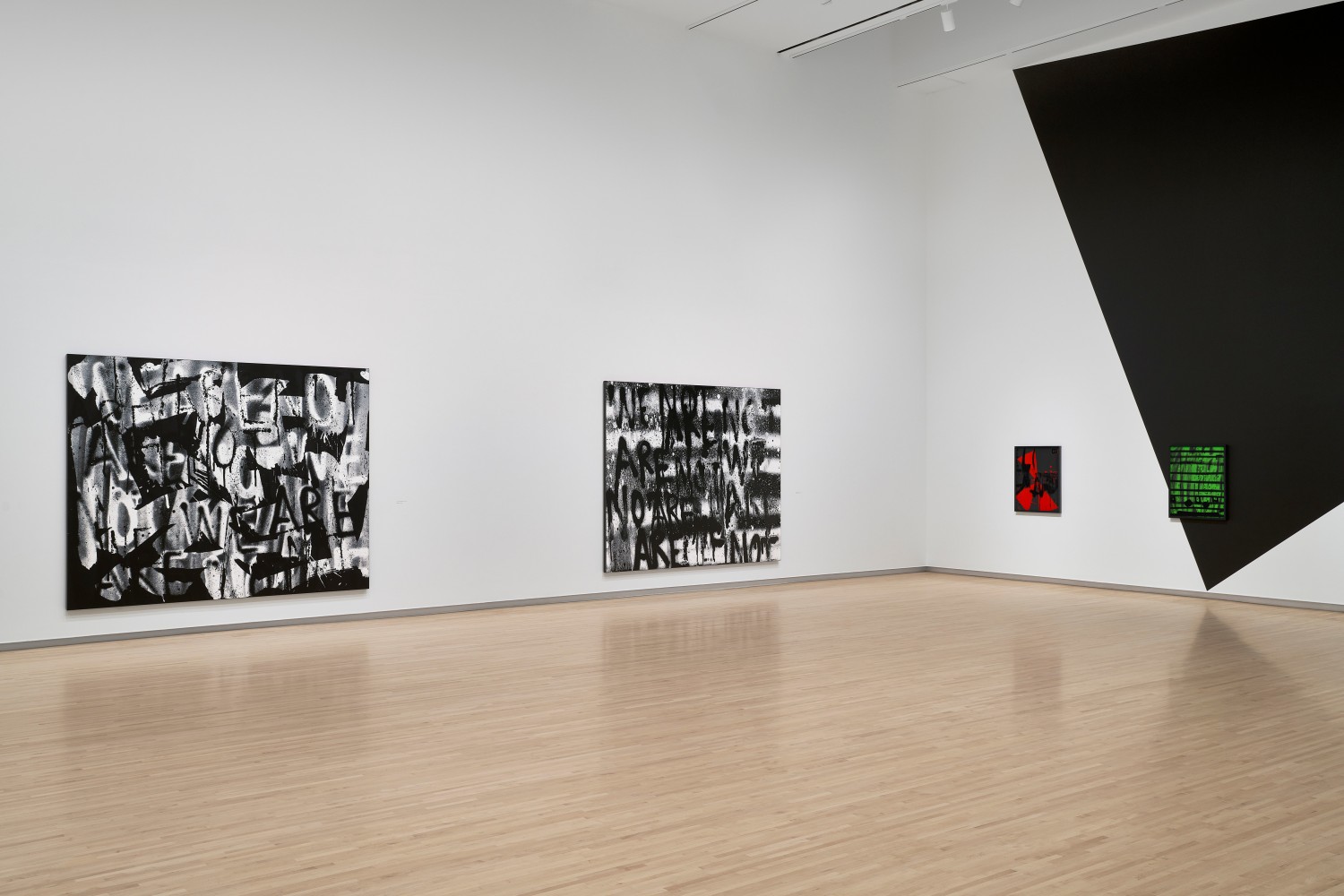 Installation view, Adam Pendleton, To Divide By, Mildred Lane Kemper Art Museum, St. Louis, 2023