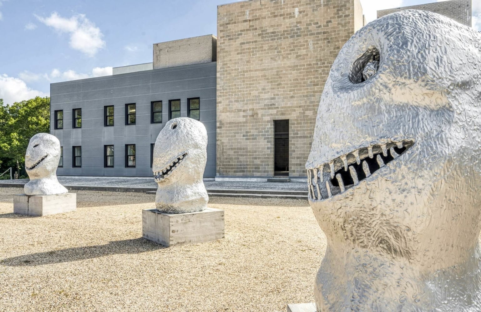 Installation view, Ugo Rondinone, sunrise. east, The Watermill Center, Hamptons, 2025