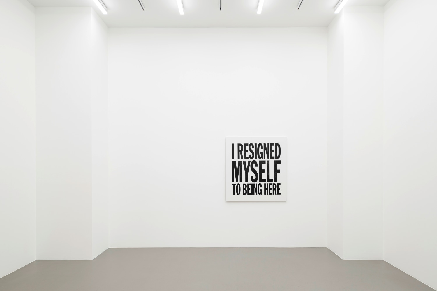 Installation view, John Giorno, God Complex, Galerie Eva Presenhuber, Vienna, 2024