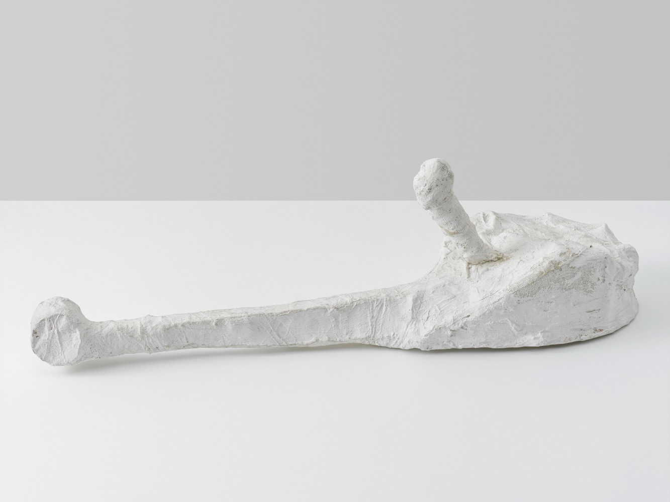 Passstück

1983

Dispersion on plaster, gauze and wood

29 x 26 x 88 cm / 11 3/8 x 10 1/4 x 34 5/8 in

&amp;copy; Archiv Franz West &amp;copy; Estate Franz West