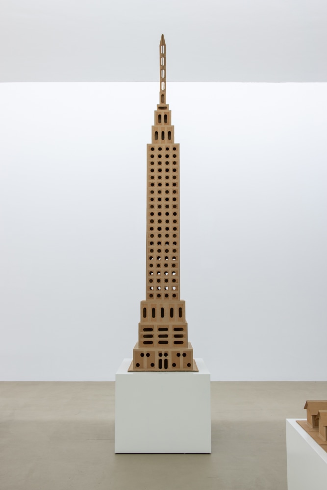 Installation view of sculptures by Jean-Frédéric Schnyder