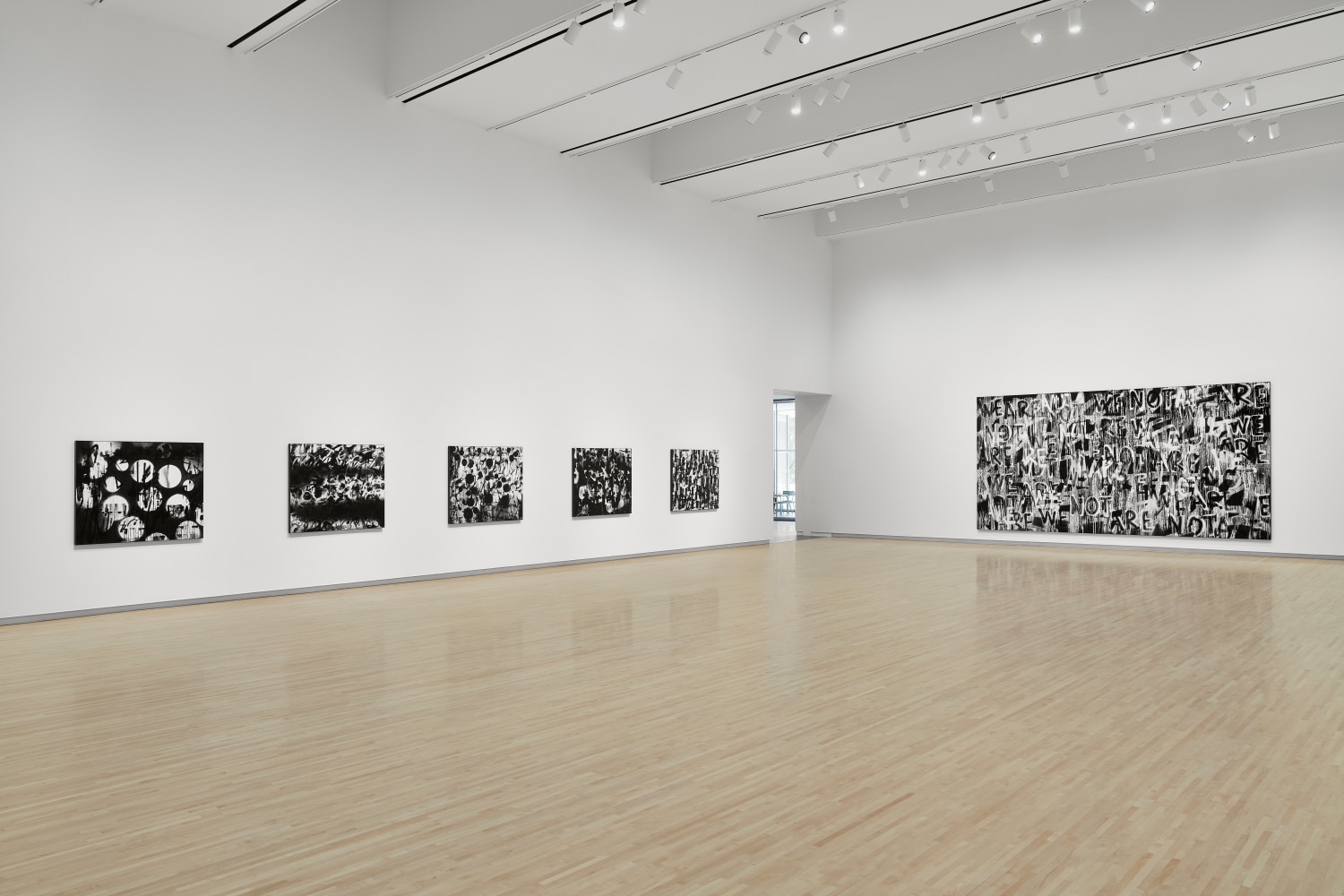 Installation view, Adam Pendleton, To Divide By, Mildred Lane Kemper Art Museum, St. Louis, 2023