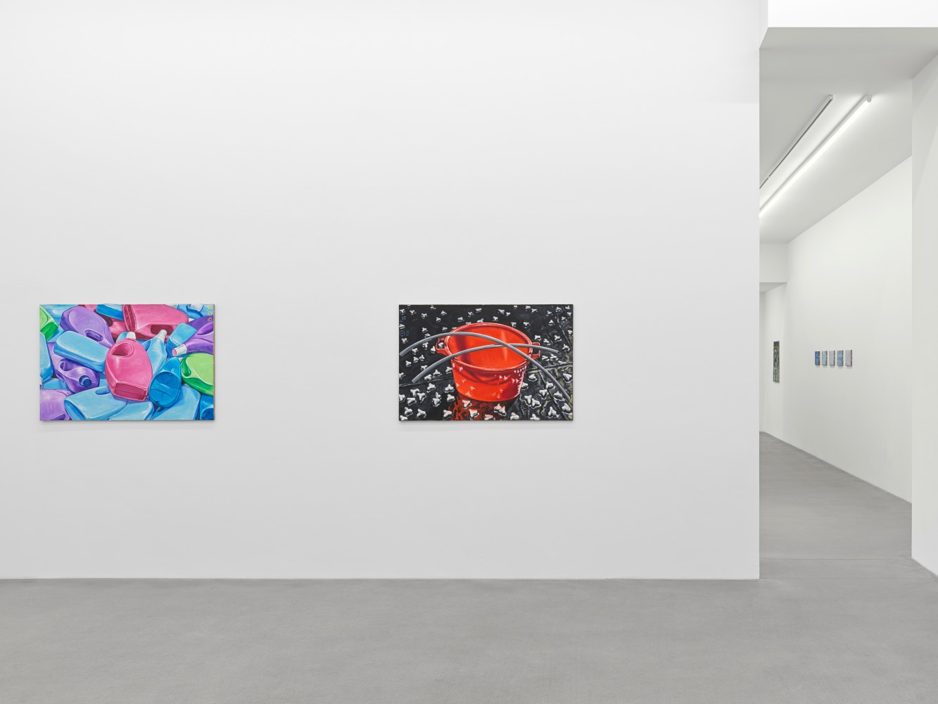 Installation view, Jean-Fr&amp;eacute;d&amp;eacute;ric Schnyder, &amp;OElig;L AUF LEINWAND, Galerie Eva Presenhuber, Waldmannstrasse, Zurich, 2024