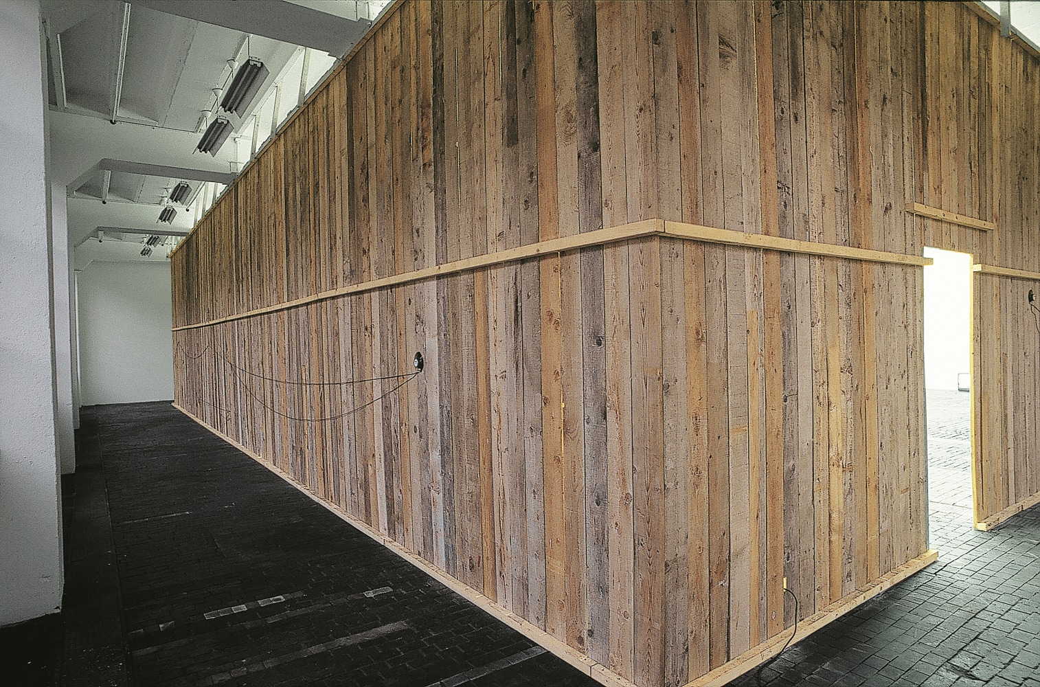 Installation view of wall work by Ugo Rondinone