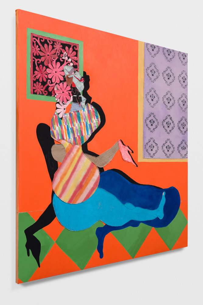 Work by Tschabalala Self