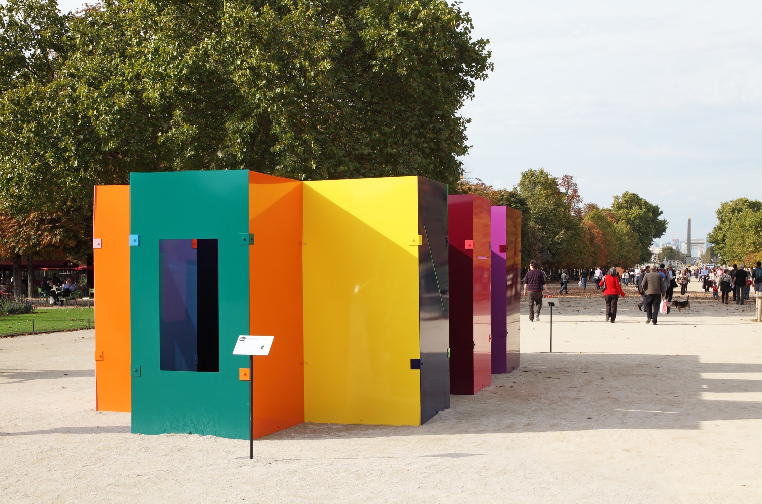 Installation view of sculpture by Sam Falls