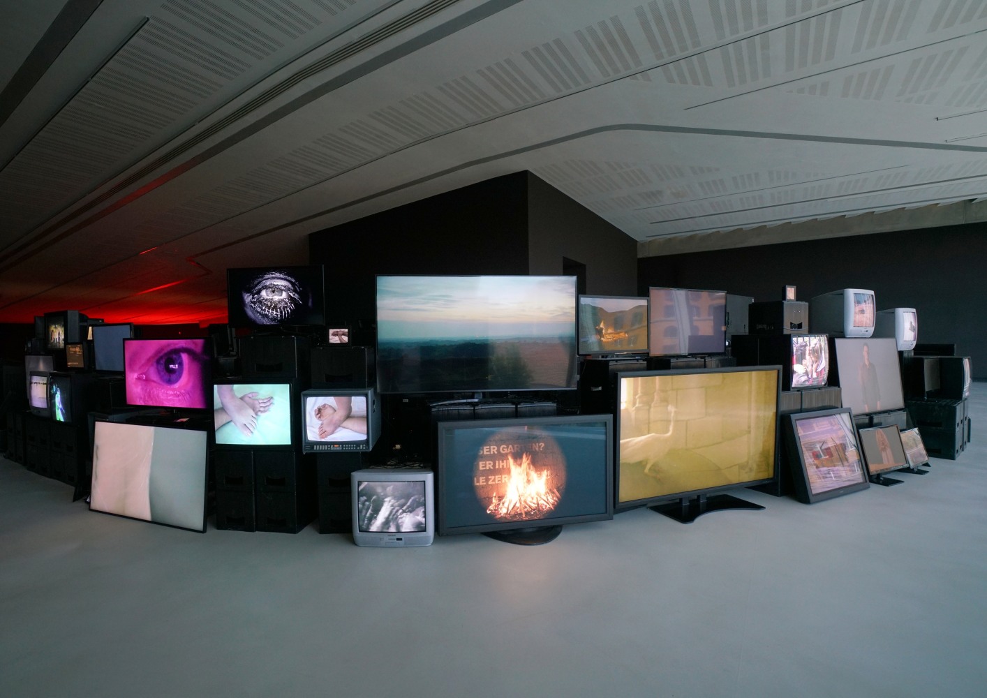 Installation view, Douglas Gordon,&amp;nbsp;Pretty much every film and video work from about 1992 until now&amp;rsquo;ish&amp;hellip;, MAXXI Museum, Rome, 2025