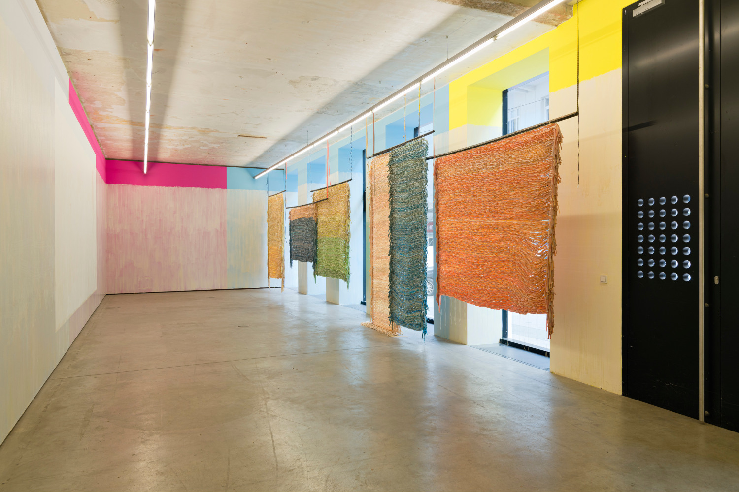 Installation view, Liesl Raff, Liaison, Franz-Josefs-Kai 3, Vienna, 2023