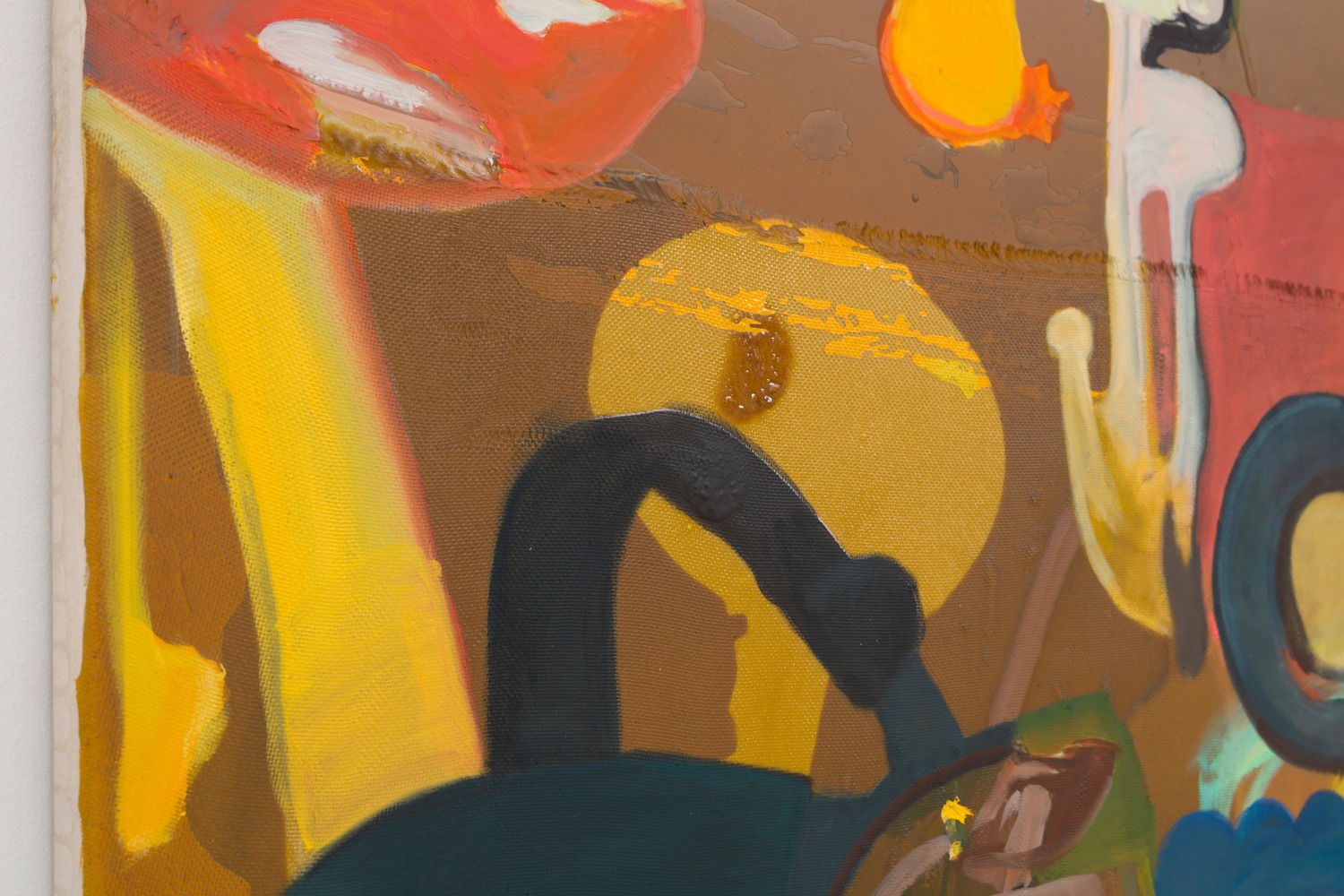 Detail of painting by Alex Hubbard