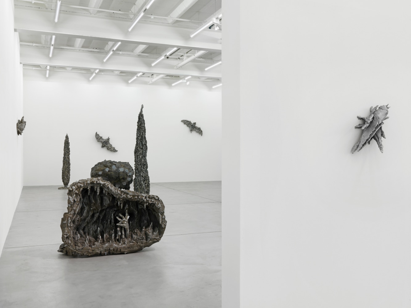 Installation view of Jean-Marie Appriou sculpture exhibition