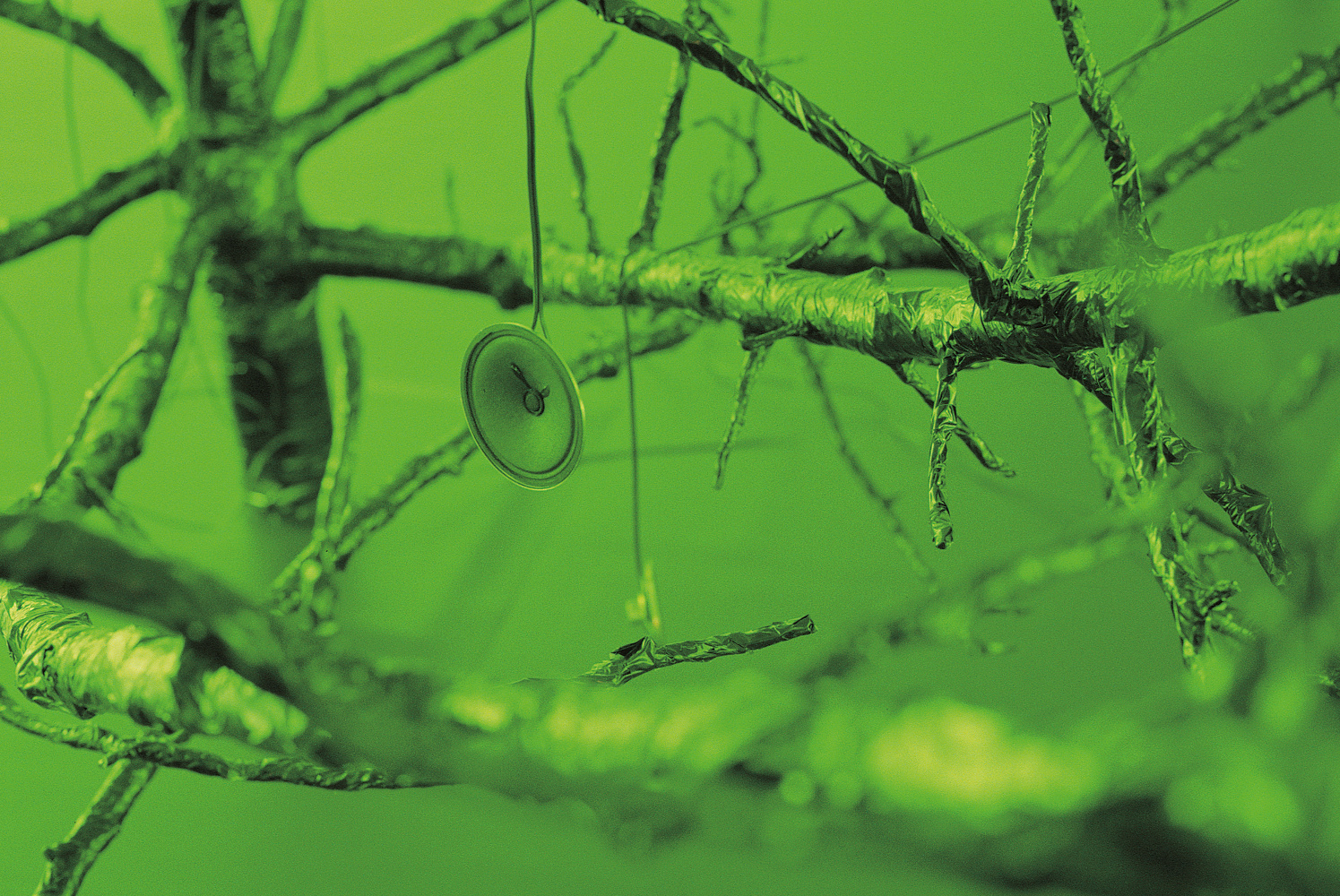 Installation view of sculptures by Ugo Rondinone