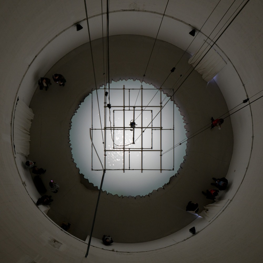 Installation view of Works by Doug Aitken