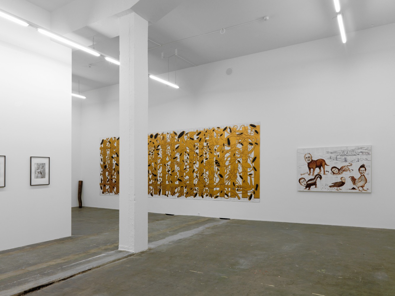 Installation view, Tim Rollins and K.O.S., 25 Years, Galerie Eva Presenhuber, L&amp;ouml;wenbr&amp;auml;u Areal, Zurich, 2007