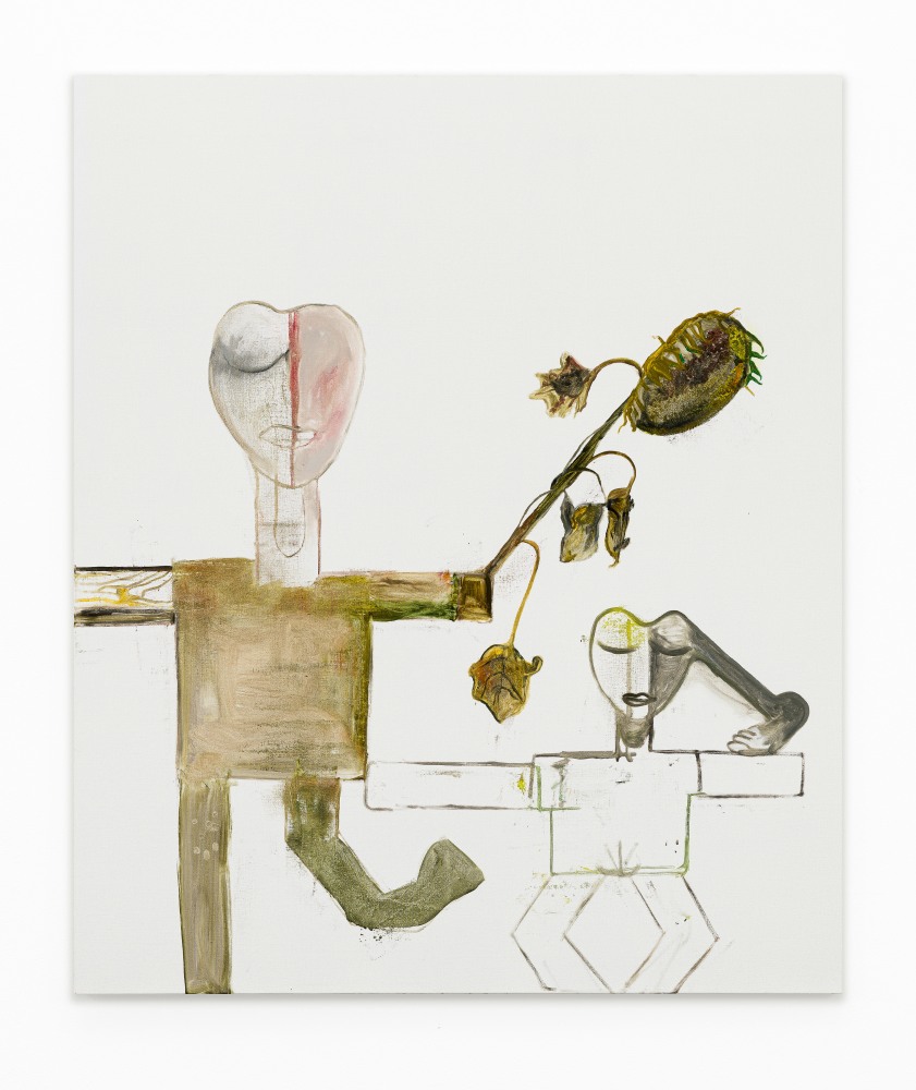 Mutter M&amp;auml;dchen Sunflower

2025

Oil on canvas

185 x 155 x 3 cm / 72 7/8 x 61 x 1 1/8 in

&amp;copy; Tobias Pils