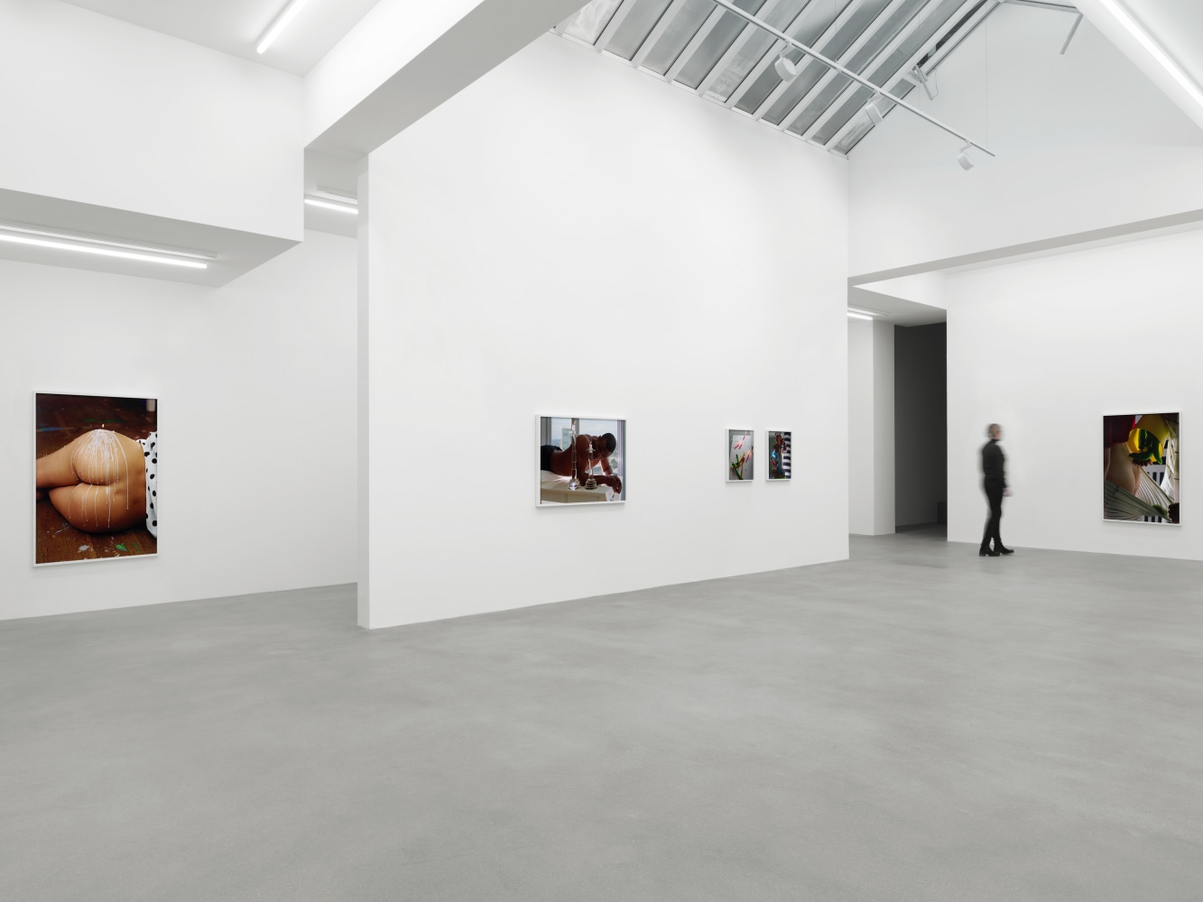 Installation view of Torbjørn Rødland photography and film exhibition
