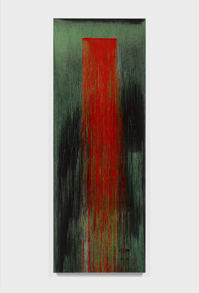 painting by Pat Steir