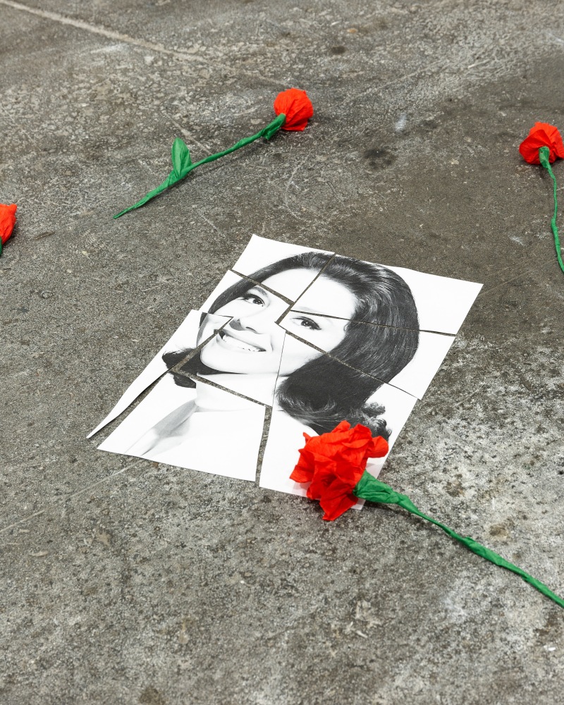 Installation view, Karen Kilimnik,&amp;nbsp;The Joker Episode of The Avengers, Art Basel Unlimited, Basel, 2024