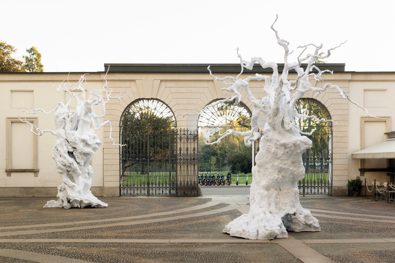 Installation view, Ugo Rondinone, terrone, Galleria d&amp;#39;Arte Moderna, Milan, 2025