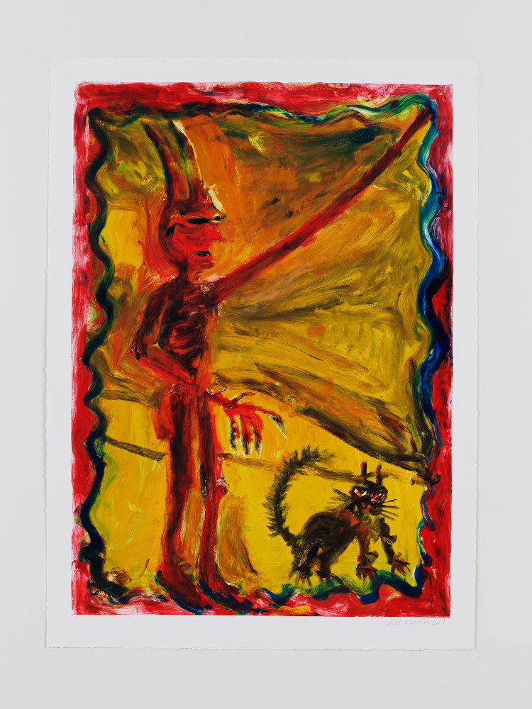 Untitled

2019

Monotype on Plike paper

Unique

Sheet 93.5 x 68 cm / 36 3/4 x 26 3/4 in

Frame 101.5 x 76.5 x 3.5 cm / 40 x 30 1/8 x 1 3/8 in

&amp;copy; Josh Smith