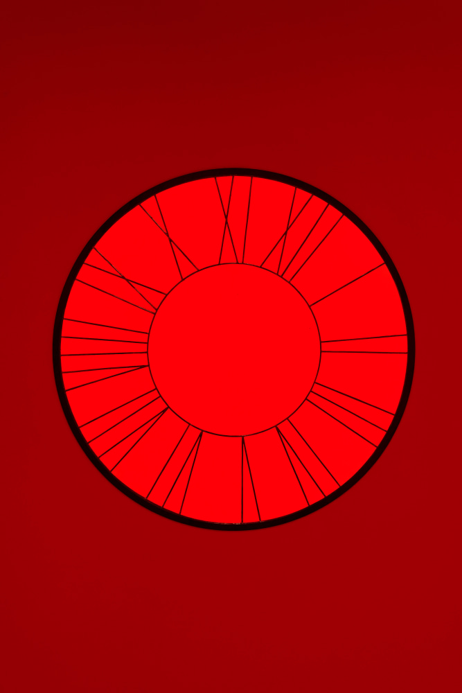 Installation view, Ugo Rondinone &amp;amp; Tarek Lakhrissi, who is afraid of red blue and yellow?, Reiffers Art Initiatives, Paris