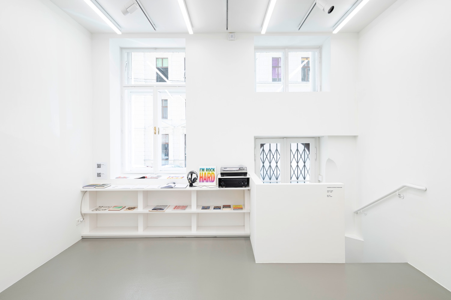 Installation view, John Giorno, God Complex, Galerie Eva Presenhuber, Vienna, 2024