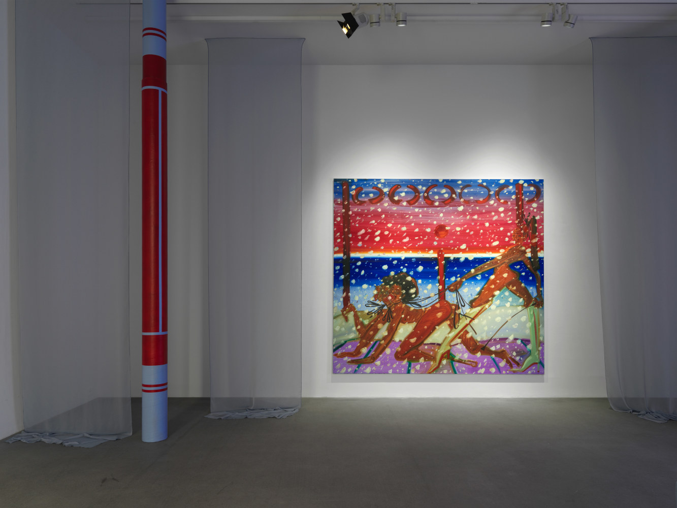 Installation view, Sofia Mitsola, Villa Venus: An Organized Dream, Galerie Eva Presenhuber, Waldmannstrasse, Zurich, 2023