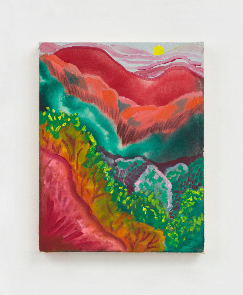 Painting by Shara Hughes