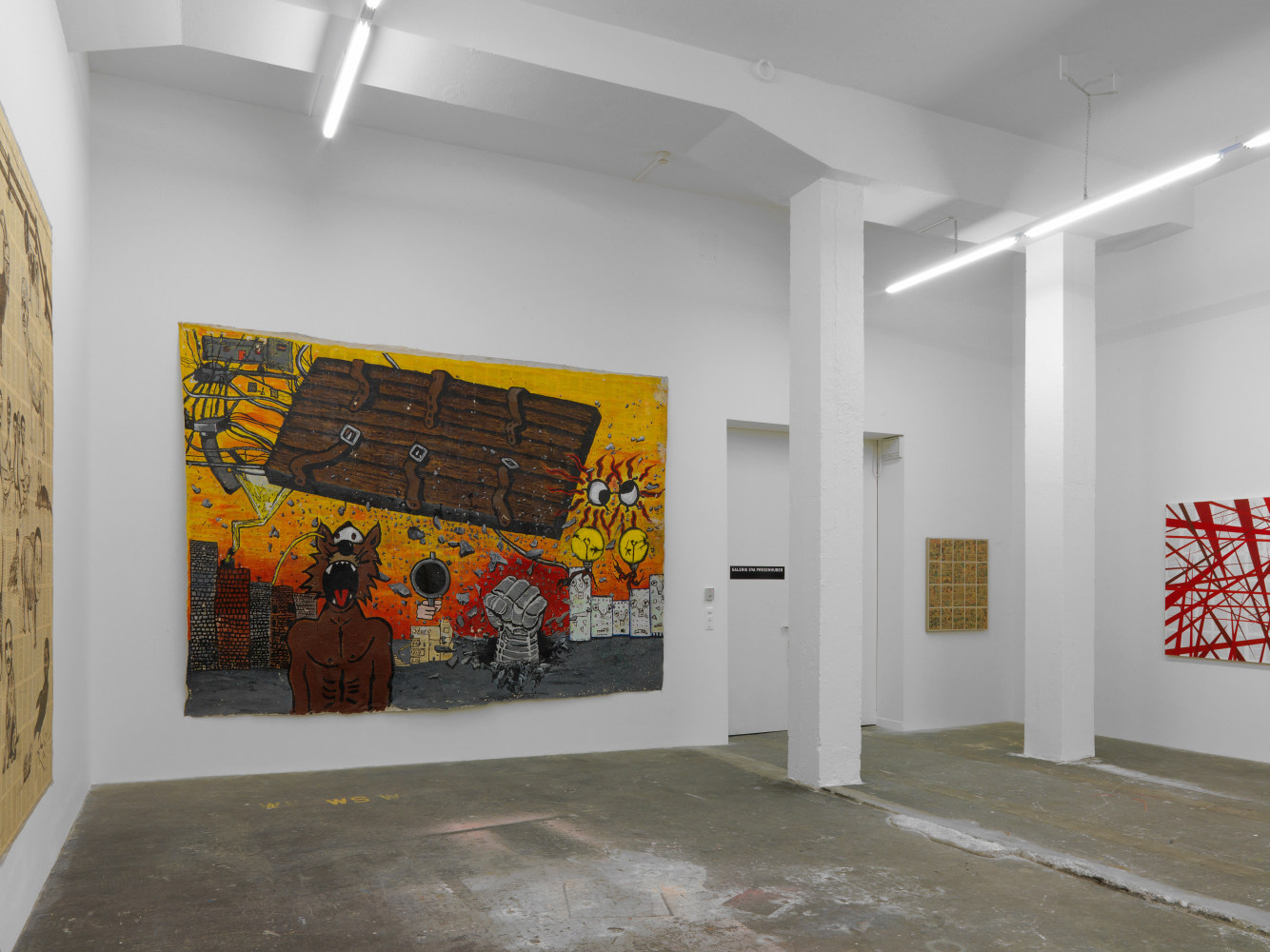 Installation view, Tim Rollins and K.O.S., 25 Years, Galerie Eva Presenhuber, L&amp;ouml;wenbr&amp;auml;u Areal, Zurich, 2007