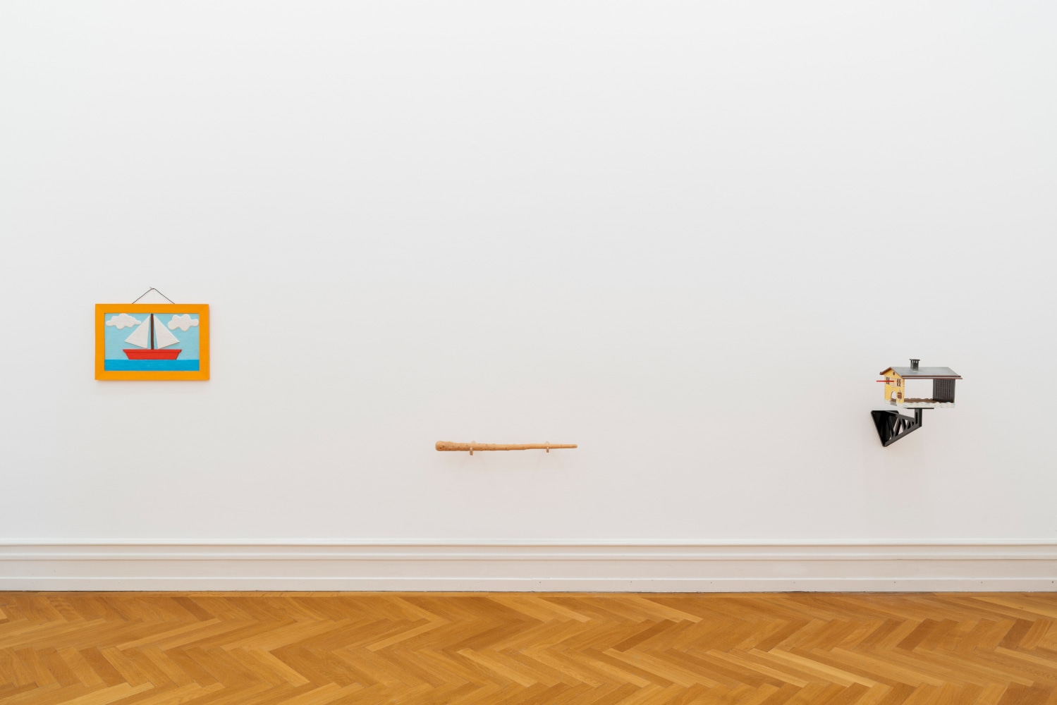Installation view of works by Jean-Frédéric Schnyder