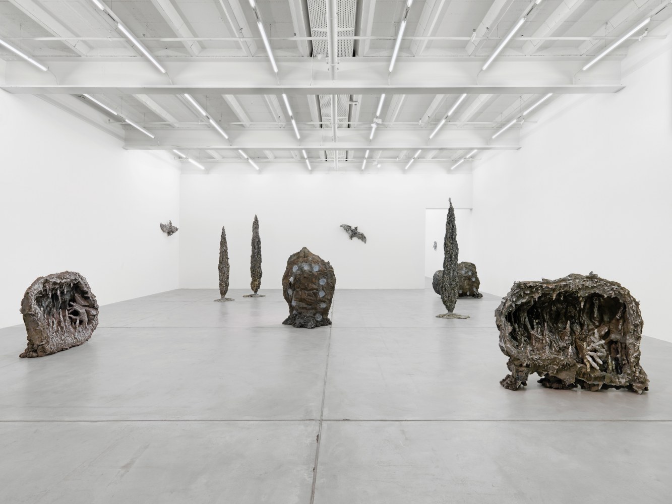 Installation view of Jean-Marie Appriou sculpture exhibition