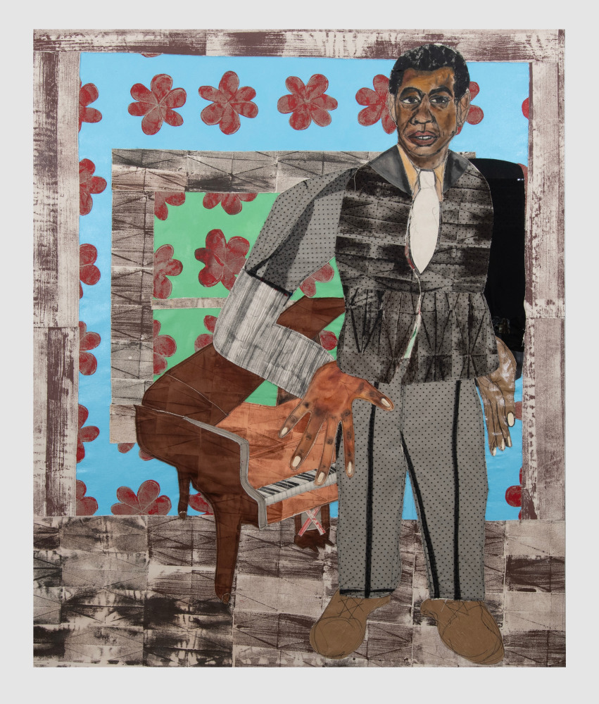 Legacy

2025

Acrylic paint, craft paper, permanent marker, china marker, watercolor, color pen, painted canvas, thread on linen

213.5 x 183 cm / 84 x 72 in&amp;nbsp;

&amp;copy; Tschabalala Self