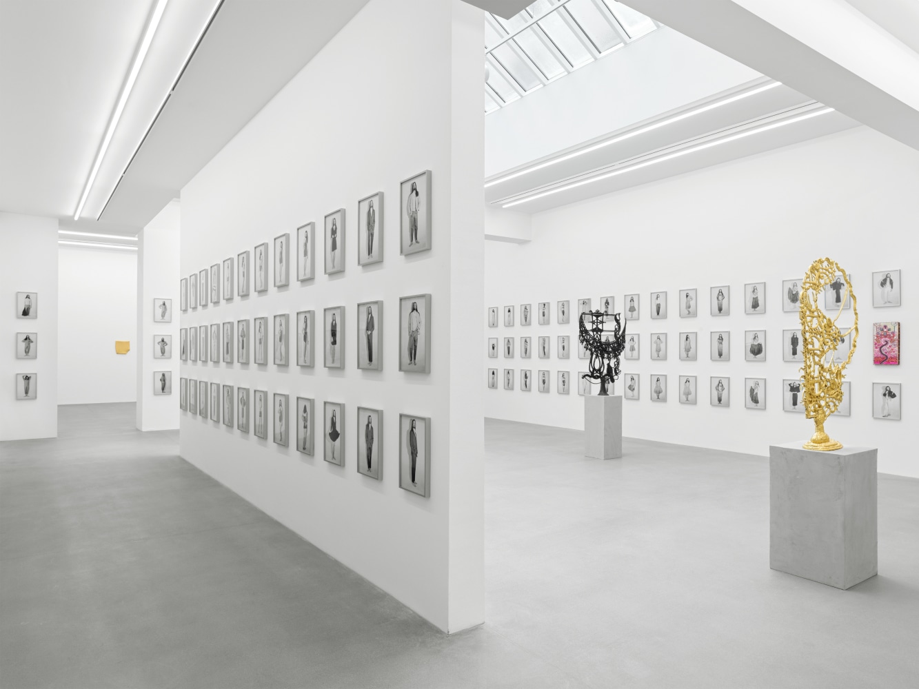 Installation view of works by Chuck Nanney and Joel Otterson