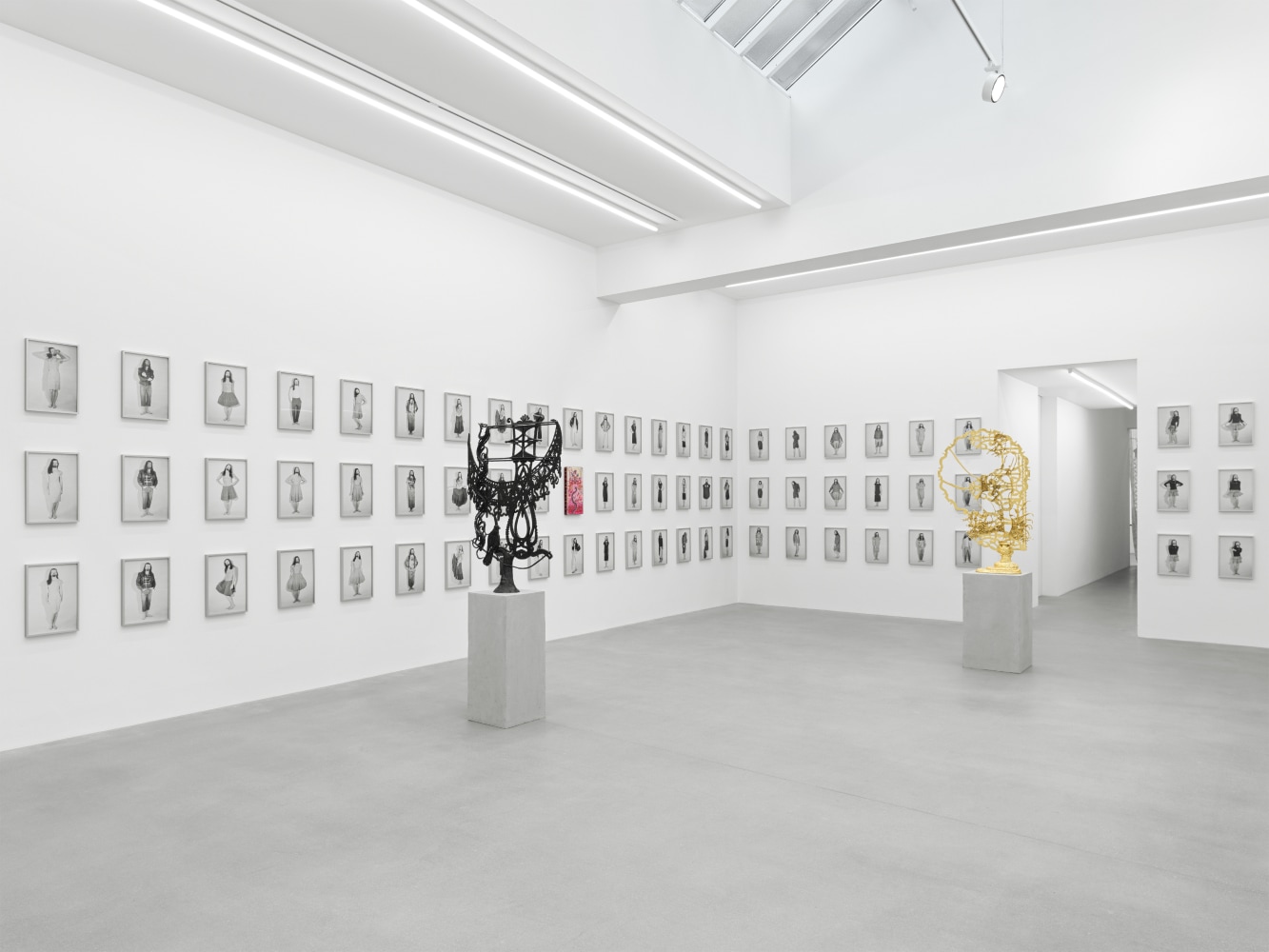 Installation view of works by Chuck Nanney and Joel Otterson