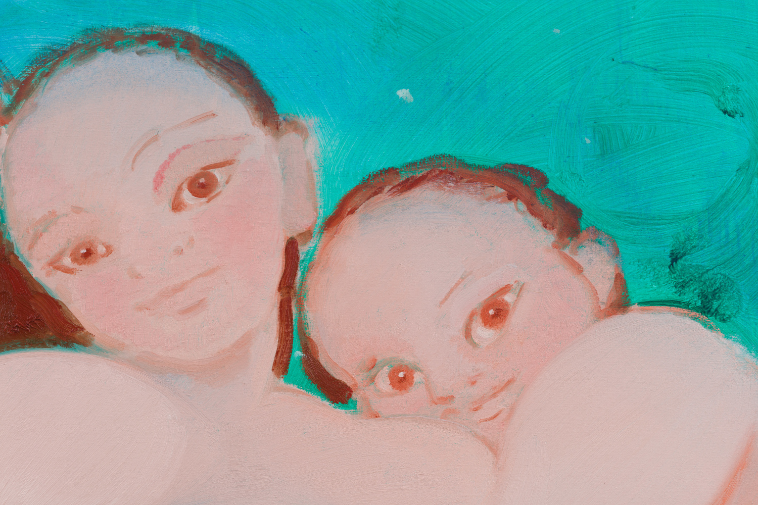 painting of women in water by Sofia Mitsola